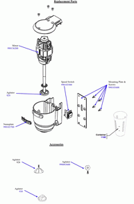 Diagram Diagram and Parts List for HMD300M-220  Hamilton Beach Drink Mixer